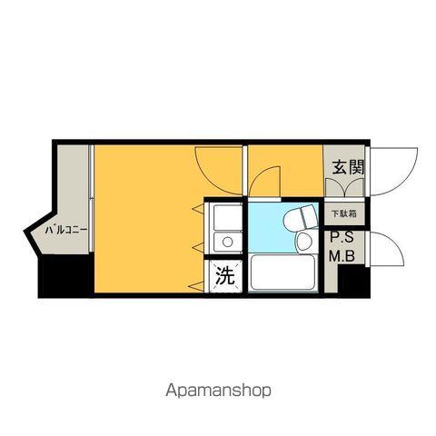 朝日プラザ一番町(ワンルーム/9階)の間取り写真