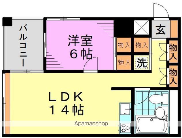 MT COURT(1LDK/4階)の間取り写真