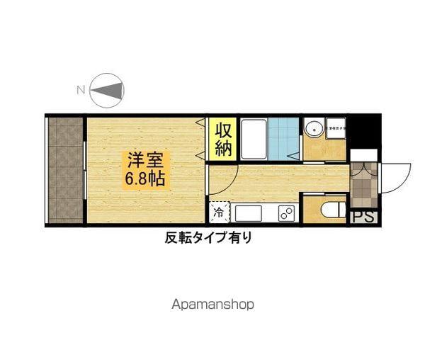 MELIV桜山(1K/2階)の間取り写真