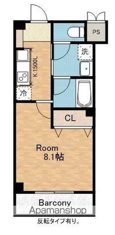 モンレーヴ 高松北(1K/3階)の間取り写真