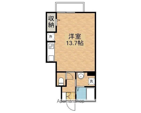 PRIMARY南仙北Ⅱ(1K/1階)の間取り写真