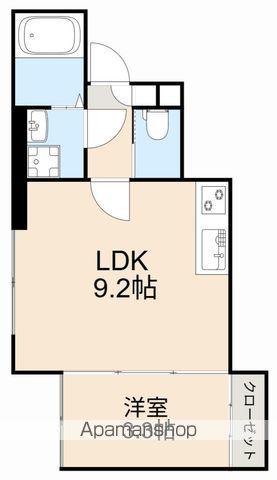 シャイニングパレス宮城野原(1LDK/1階)の間取り写真
