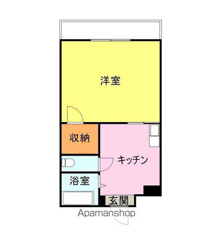 アークヒルズ上田Ⅱ(1K/3階)の間取り写真