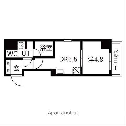 TRADIS大塚(1DK/7階)の間取り写真
