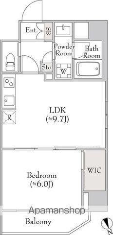 LUMIEC UN KITAUENO(1LDK/9階)の間取り写真