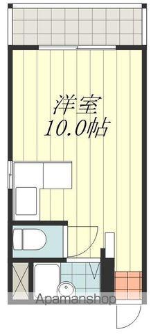 Nビル(ワンルーム/1階)の間取り写真