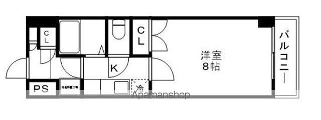 ダイアパレス長野大通(1K/3階)の間取り写真