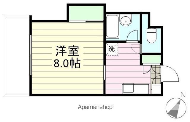 第3レジュエール(1K/1階)の間取り写真