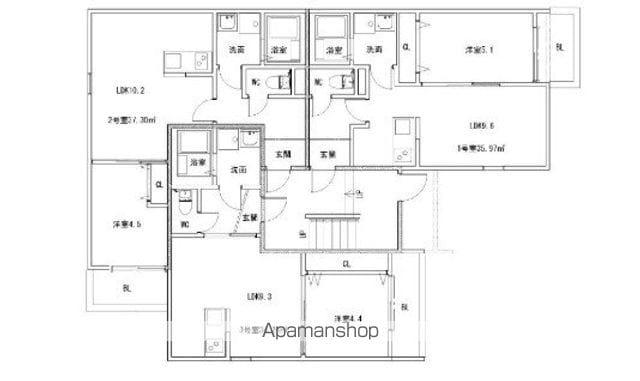 今光3丁目AP(1LDK/2階)の間取り写真