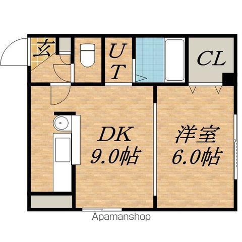 リベラルイン819(ワンルーム/2階)の間取り写真