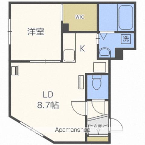 LA・VITA南郷(1LDK/3階)の間取り写真