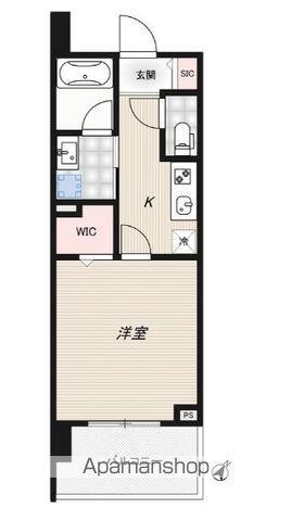 RIDGE豊洲(1K/9階)の間取り写真