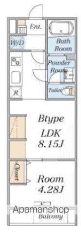 リブリ・フェリスゲートⅡ(1LDK/1階)の間取り写真