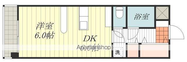 メゾン・ド・アーベリール(ワンルーム/4階)の間取り写真