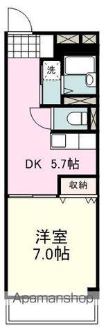 アーバンコートMK(1DK/3階)の間取り写真