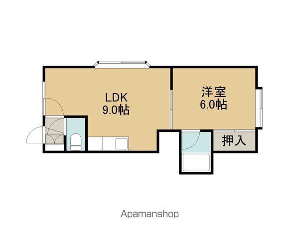 リゾートハイム103(1LDK/1階)の間取り写真