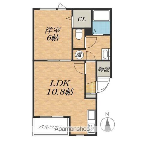EAGLE Ⅴ(1LDK/3階)の間取り写真