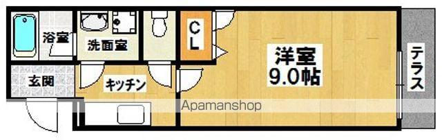 フジパレス諏訪森西(1K/1階)の間取り写真