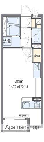 ミランダ三福Ⅲ(ワンルーム/1階)の間取り写真