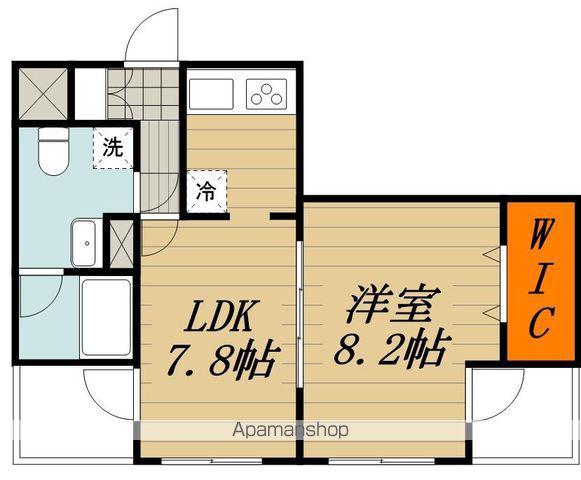 XEBEC八幡山(1LDK/4階)の間取り写真