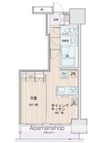 エスティメゾン錦糸町2(1LDK/12階)の間取り写真