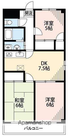 シェーネンオるト習志野台(3DK/4階)の間取り写真