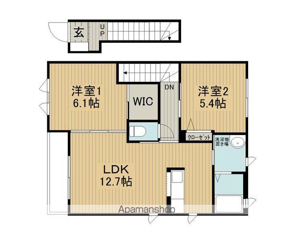 ファミーユ ME(2LDK/2階)の間取り写真