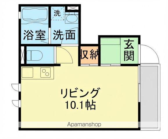 エルメゾンラクワット(ワンルーム/1階)の間取り写真
