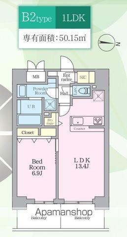 フィラーレ(1LDK/6階)の間取り写真