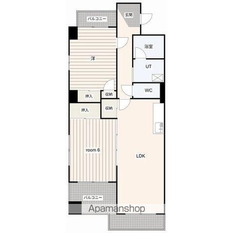 エム&エム5ビル(2LDK/2階)の間取り写真