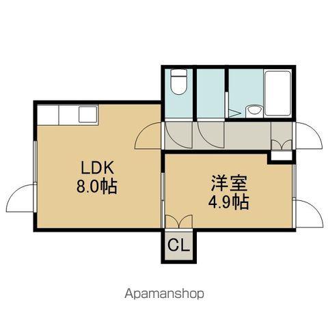 レインボーハウス澄川NO1(1LDK/2階)の間取り写真