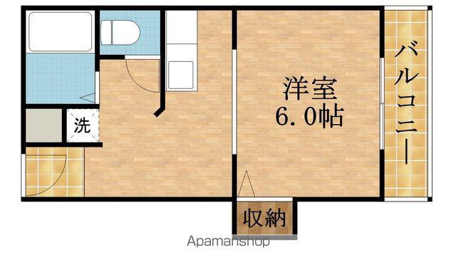 レジデンス太子橋(ワンルーム/3階)の間取り写真