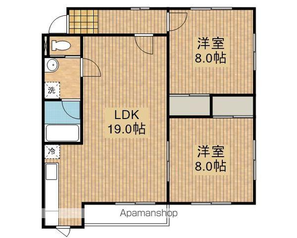 メゾンドナチュール(2LDK/1階)の間取り写真
