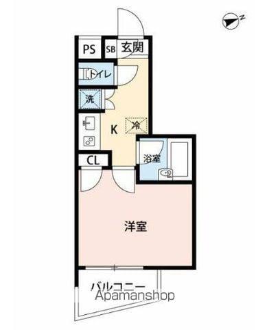 マイナビSTAYミライエ高井戸北(1K/2階)の間取り写真