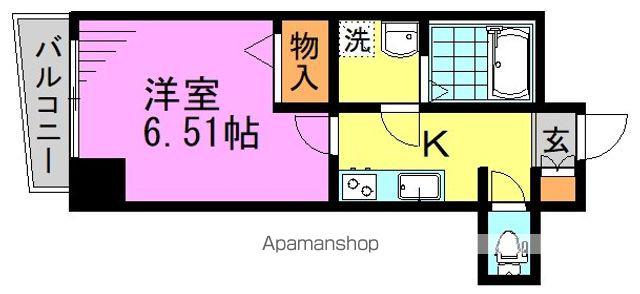 KYOE PLAZA阿佐ヶ谷(1K/9階)の間取り写真