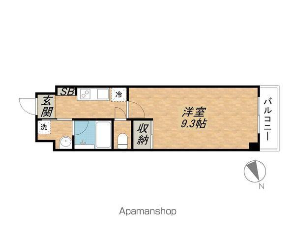 エルミナアクシス(1K/5階)の間取り写真