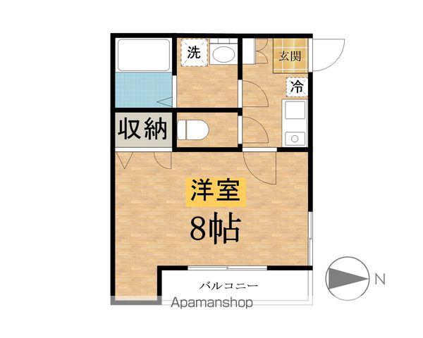 ステージMM(1K/2階)の間取り写真