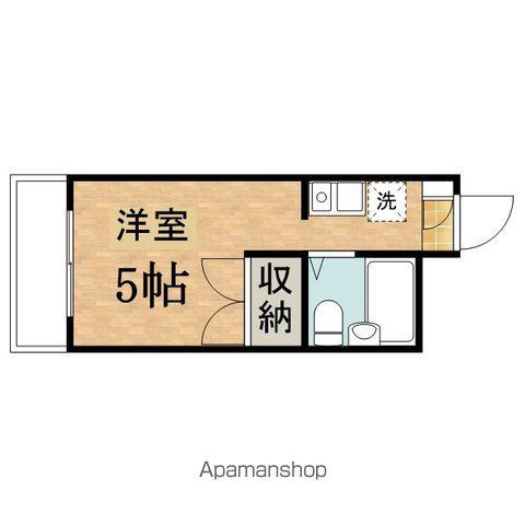 タウンライフ高幡不動(ワンルーム/2階)の間取り写真