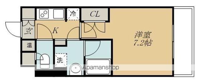 桜ヒルズ仙台榴岡(1K/7階)の間取り写真