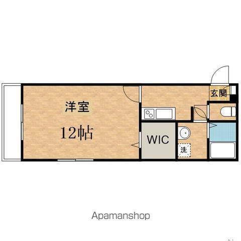 クリエミール(1K/1階)の間取り写真