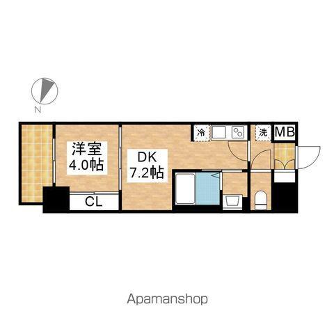 L&Cレジデンス鶴舞公園(1DK/5階)の間取り写真