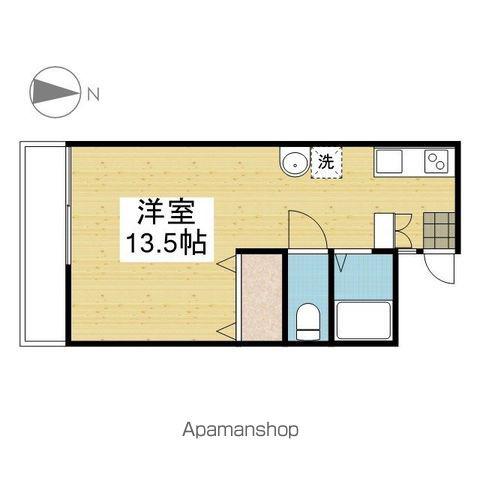 アルト道後(ワンルーム/2階)の間取り写真