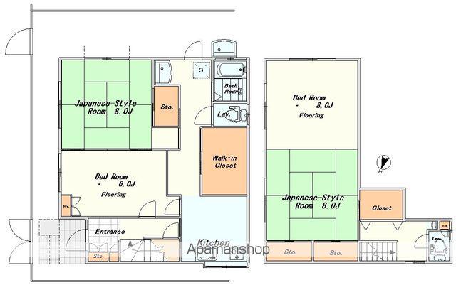 代々木4丁目AP(3K/1階)の間取り写真
