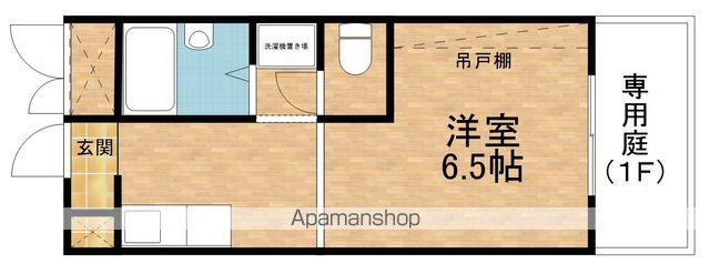 バローゼ(1K/1階)の間取り写真