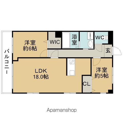 ハイムアゼリア(2LDK/1階)の間取り写真
