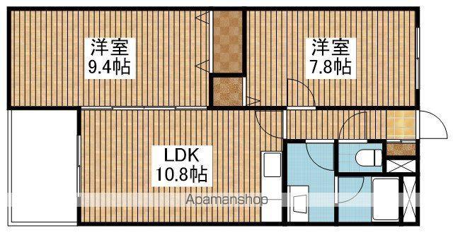 アーバンライフ(2LDK/2階)の間取り写真
