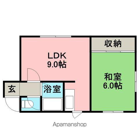 フォレストヒル澄川(1LDK/3階)の間取り写真