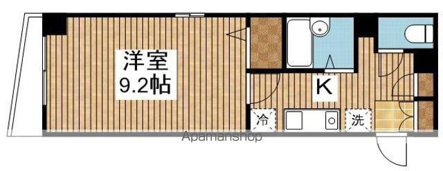 マンショングレイス(1K/3階)の間取り写真
