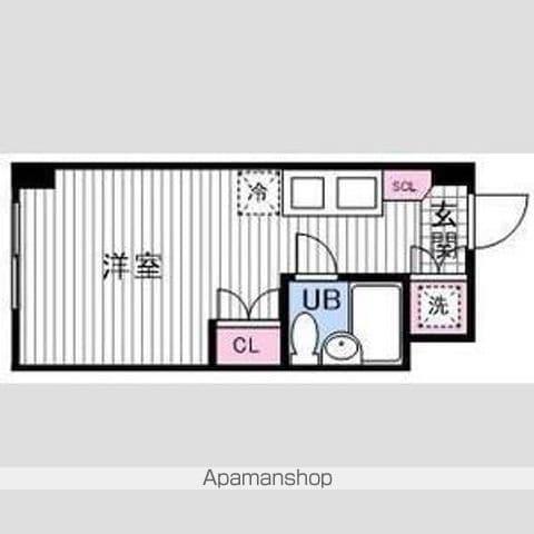 アルファビル大通西17(ワンルーム/5階)の間取り写真