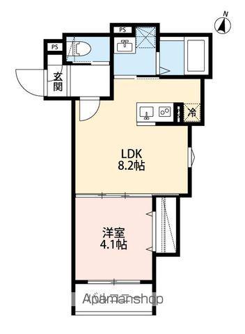 RH CHIBA(1LDK/3階)の間取り写真
